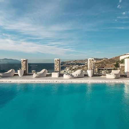 Mykonos Sea View Luxury Villa By Calypso Sunset Villas Mykonos Town Exterior foto