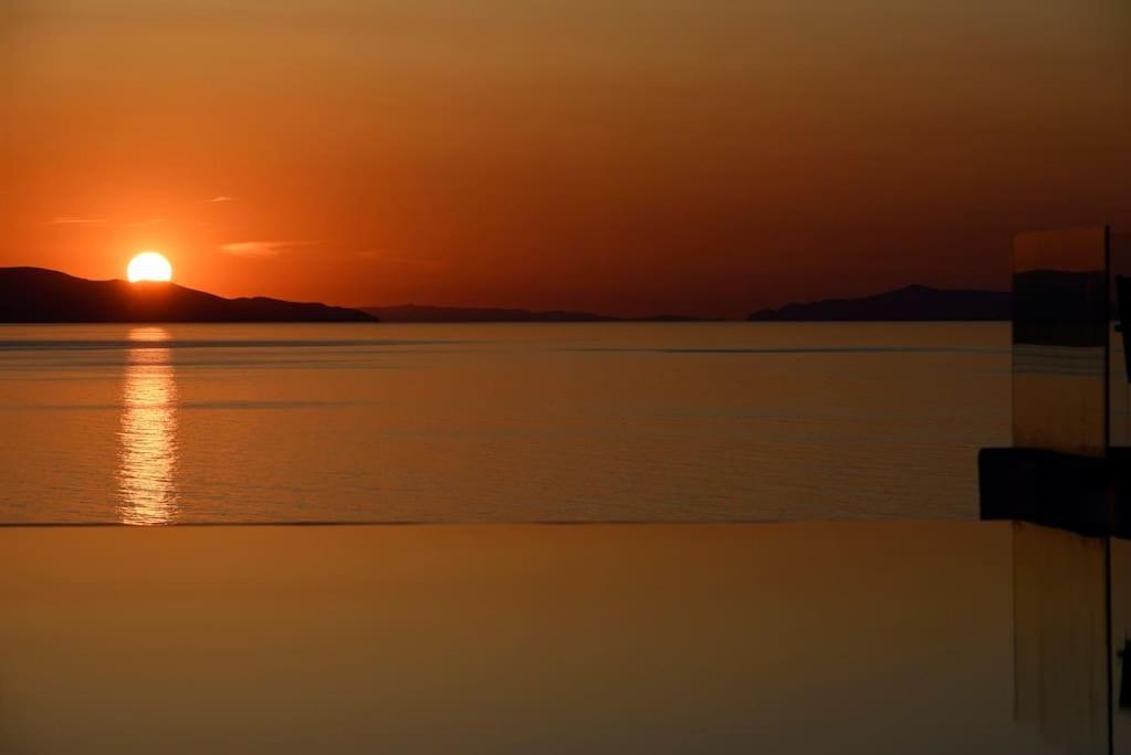 Mykonos Sea View Luxury Villa By Calypso Sunset Villas Mykonos Town Exterior foto