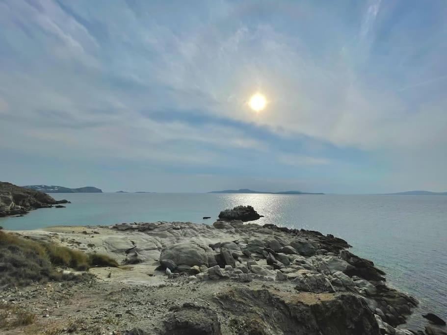 Mykonos Sea View Luxury Villa By Calypso Sunset Villas Mykonos Town Exterior foto