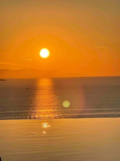 Mykonos Sea View Luxury Villa By Calypso Sunset Villas Mykonos Town Exterior foto